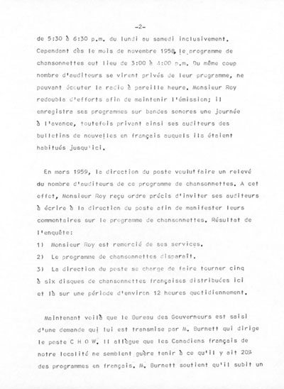 M&eacute;moire pr&eacute;sent&eacute; par la Soci&eacute;t&eacute; Saint-Jean-Baptiste de Welland