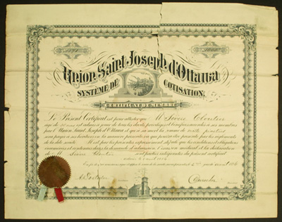 Certificat de membre