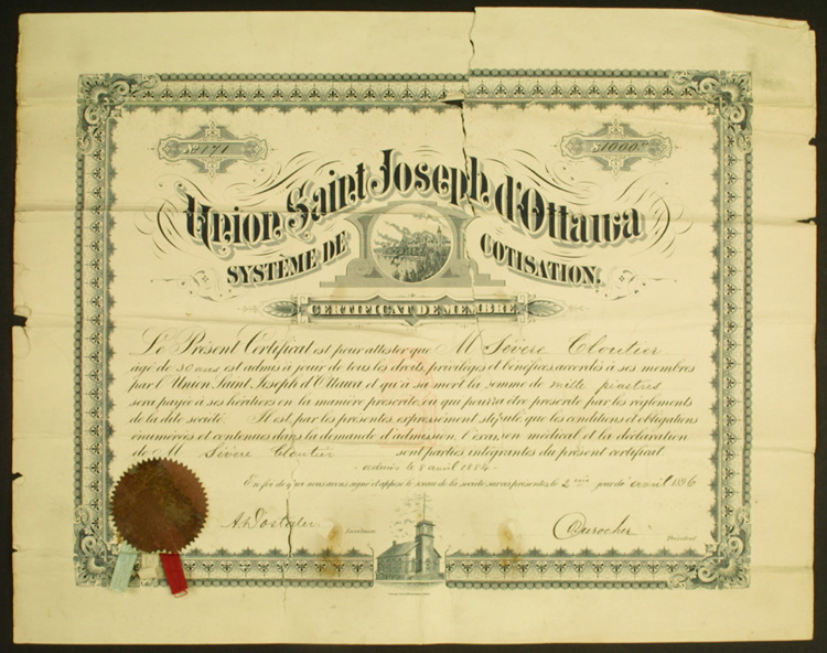 Certificat de membre